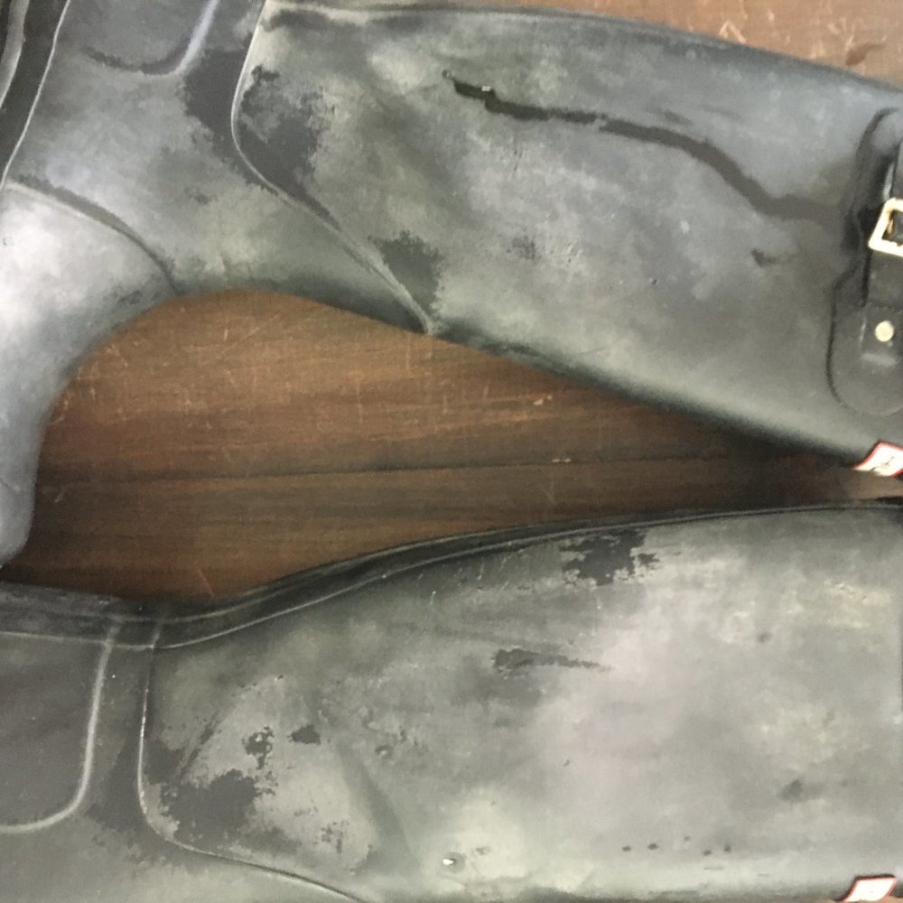 WORN Hunter Black Rubber Boots - Picture 12 of 14
